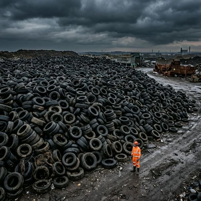 Tyre waste problem